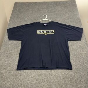 Vintage Panthers Varsity Classics T Shirt Mens 3XL Navy Blue Graphic Sportswear